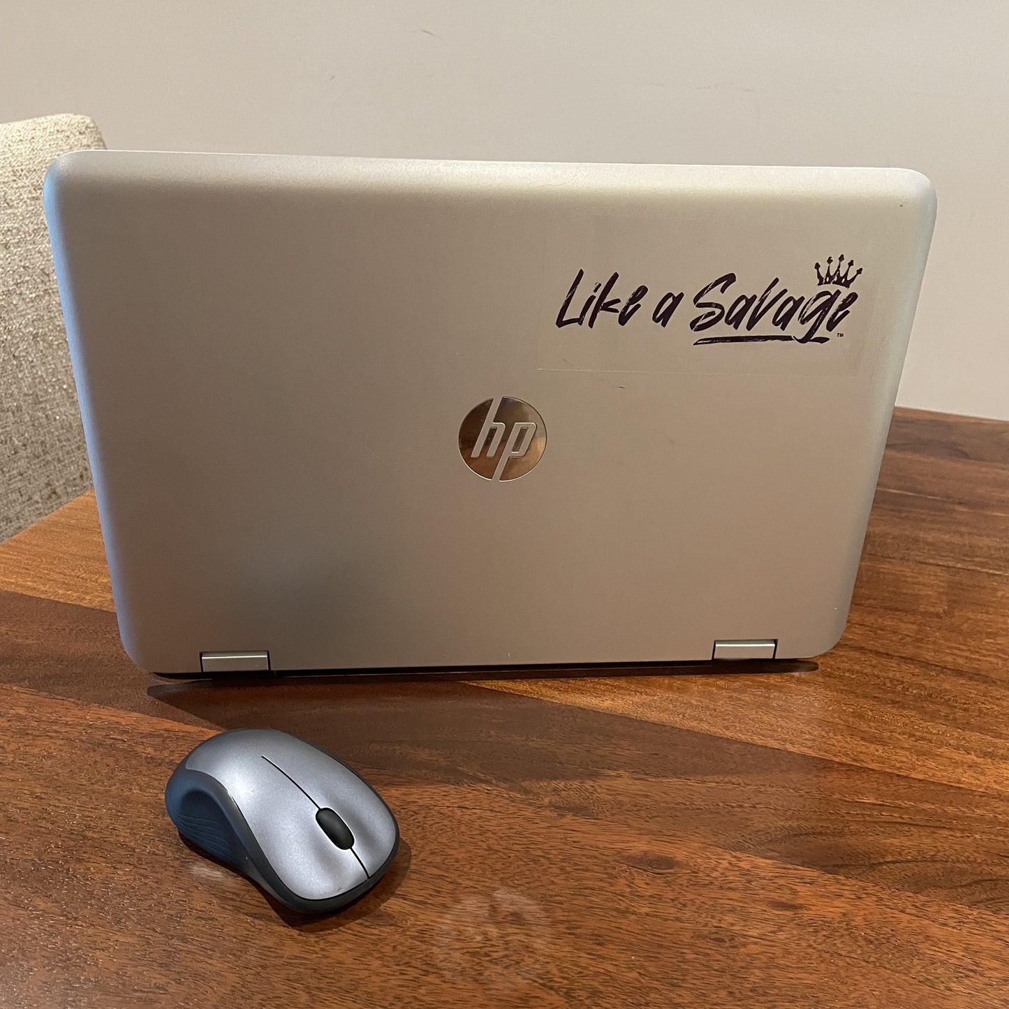 This sticker let's the world know that whether you're working, writing, drawing, or creating, you're doing it Like a Savage. Customize the accessories in your life (e.g., notebooks, laptops, folders), and make them a little more savage.