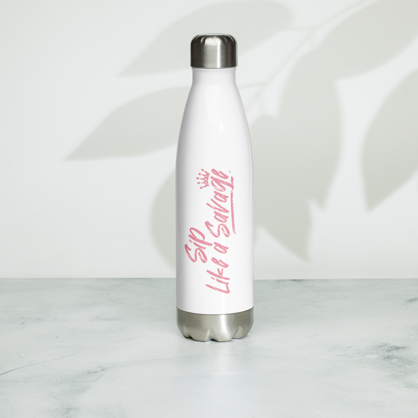 Sip Like a Savage 17oz Stainless Steel Water Bottle