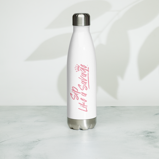 Sip Like a Savage 17oz Stainless Steel Water Bottle