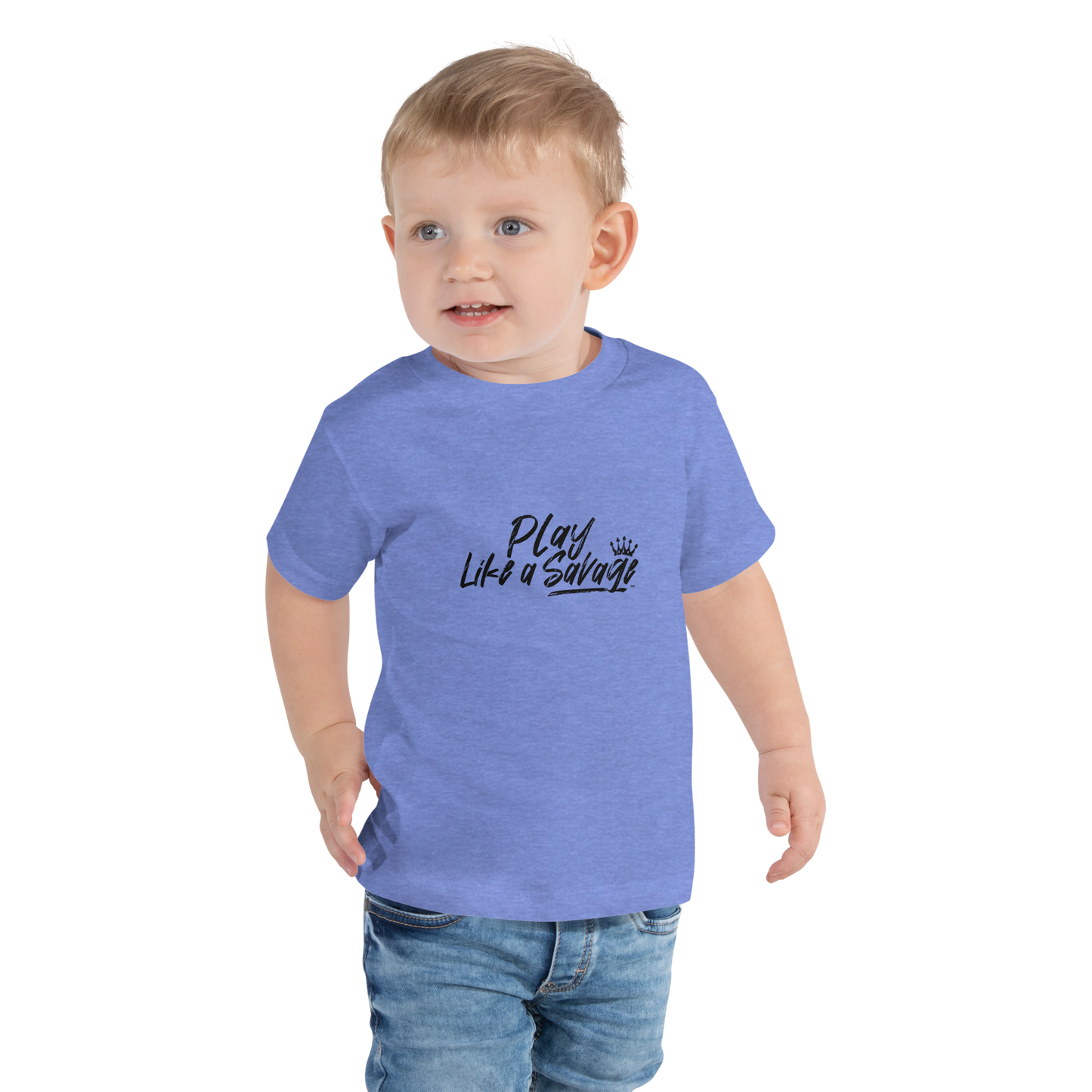 Play Like a Savage Toddler Short Sleeve T-Shirt