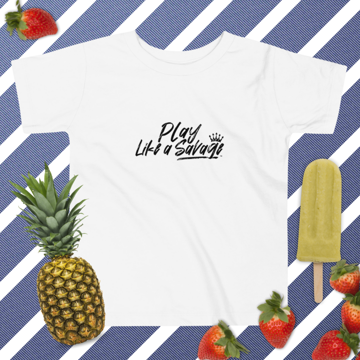 Play Like a Savage Toddler Short Sleeve T-Shirt