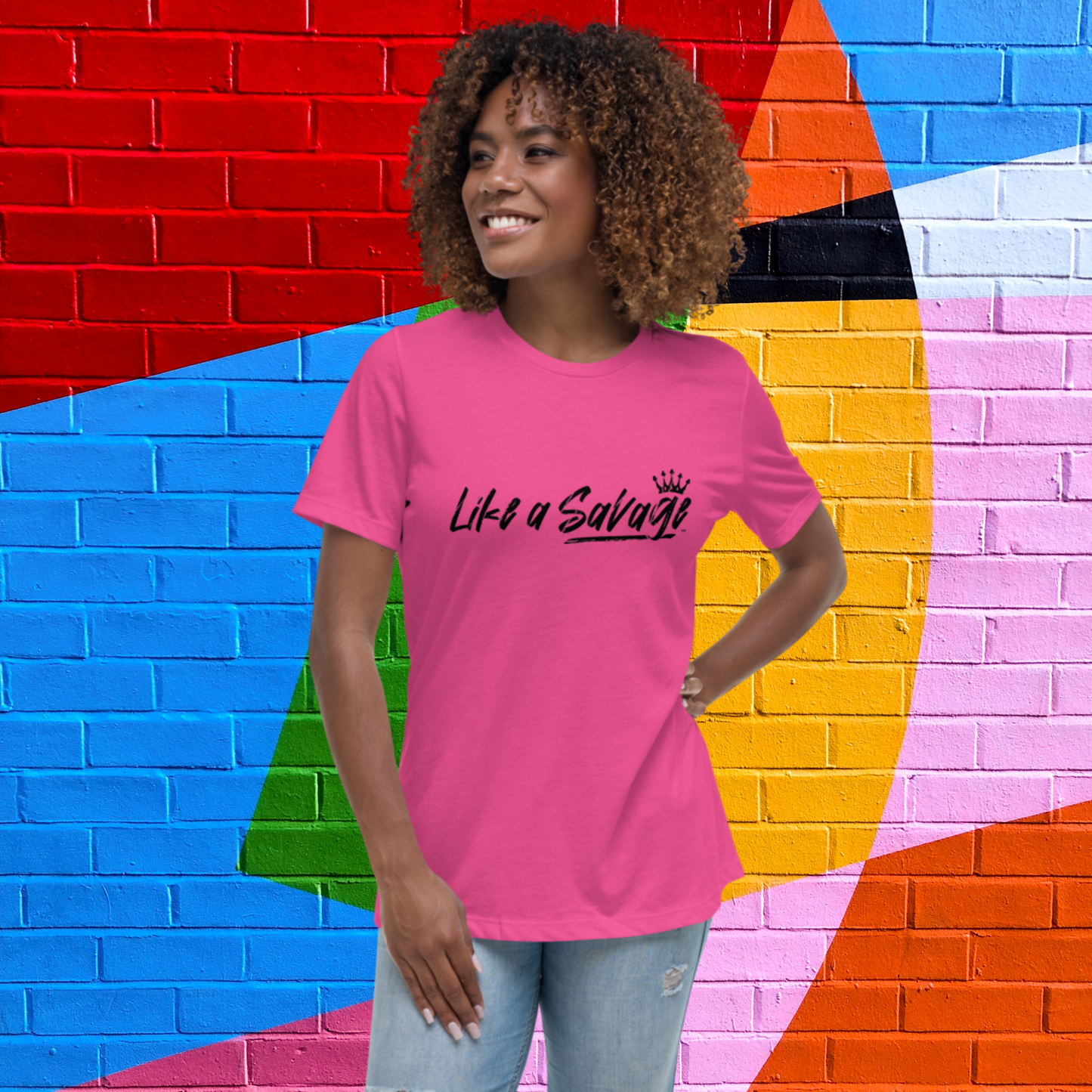 Women's 'Like a Savage' Relaxed T-Shirt