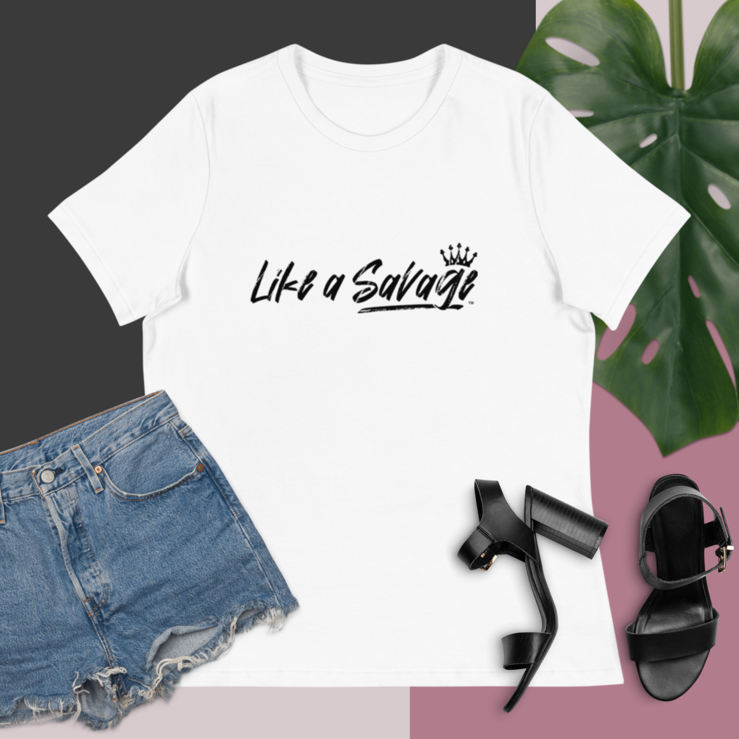 Women's 'Like a Savage' Relaxed T-Shirt