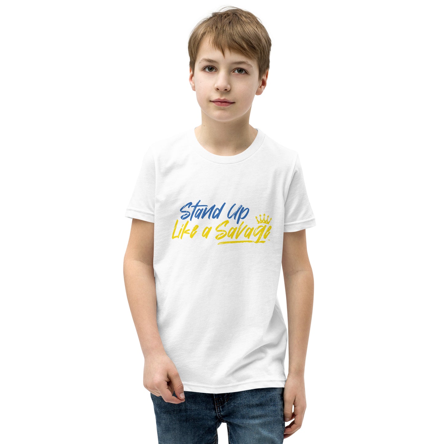 Stand Up Like a Savage Youth Short Sleeve T-Shirt