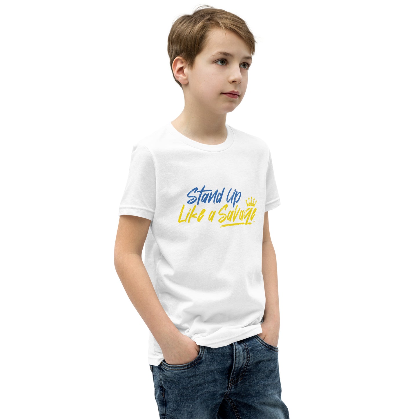 Stand Up Like a Savage Youth Short Sleeve T-Shirt